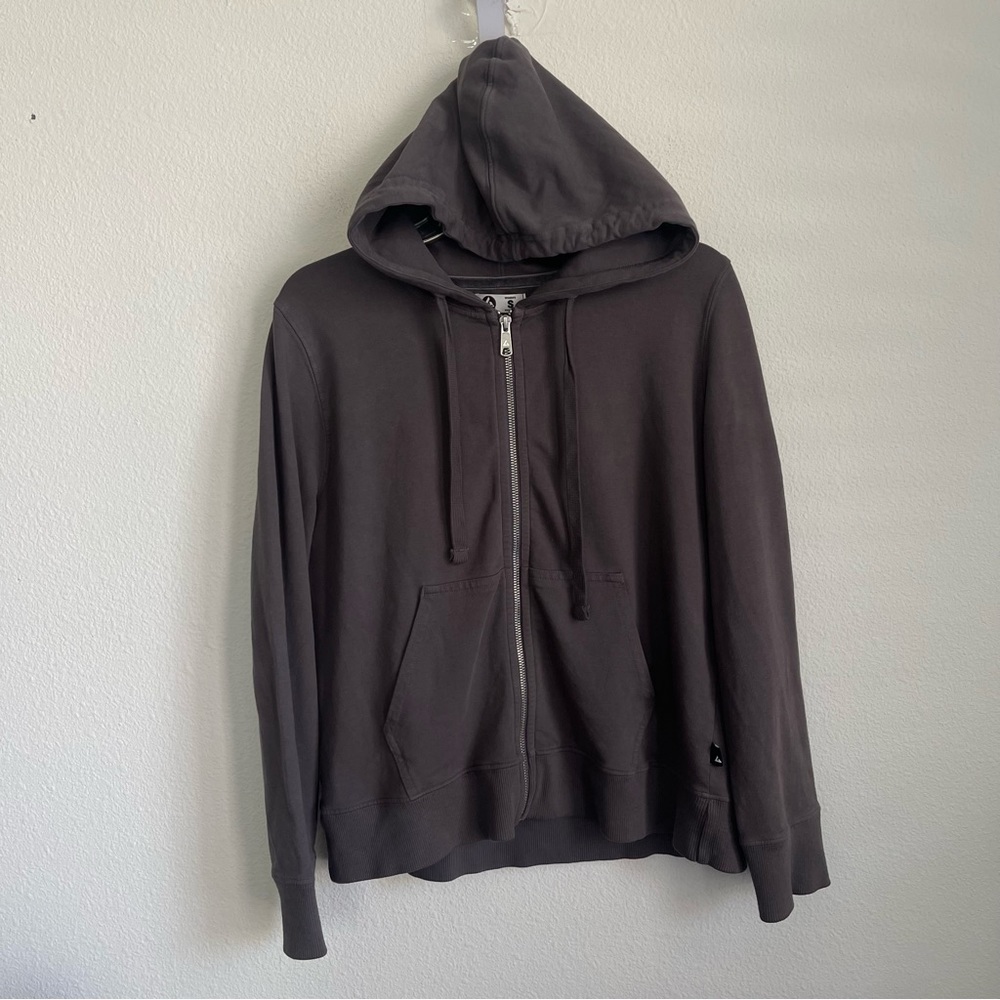 American Giant Front Zip Hooded Lightweight Jacket